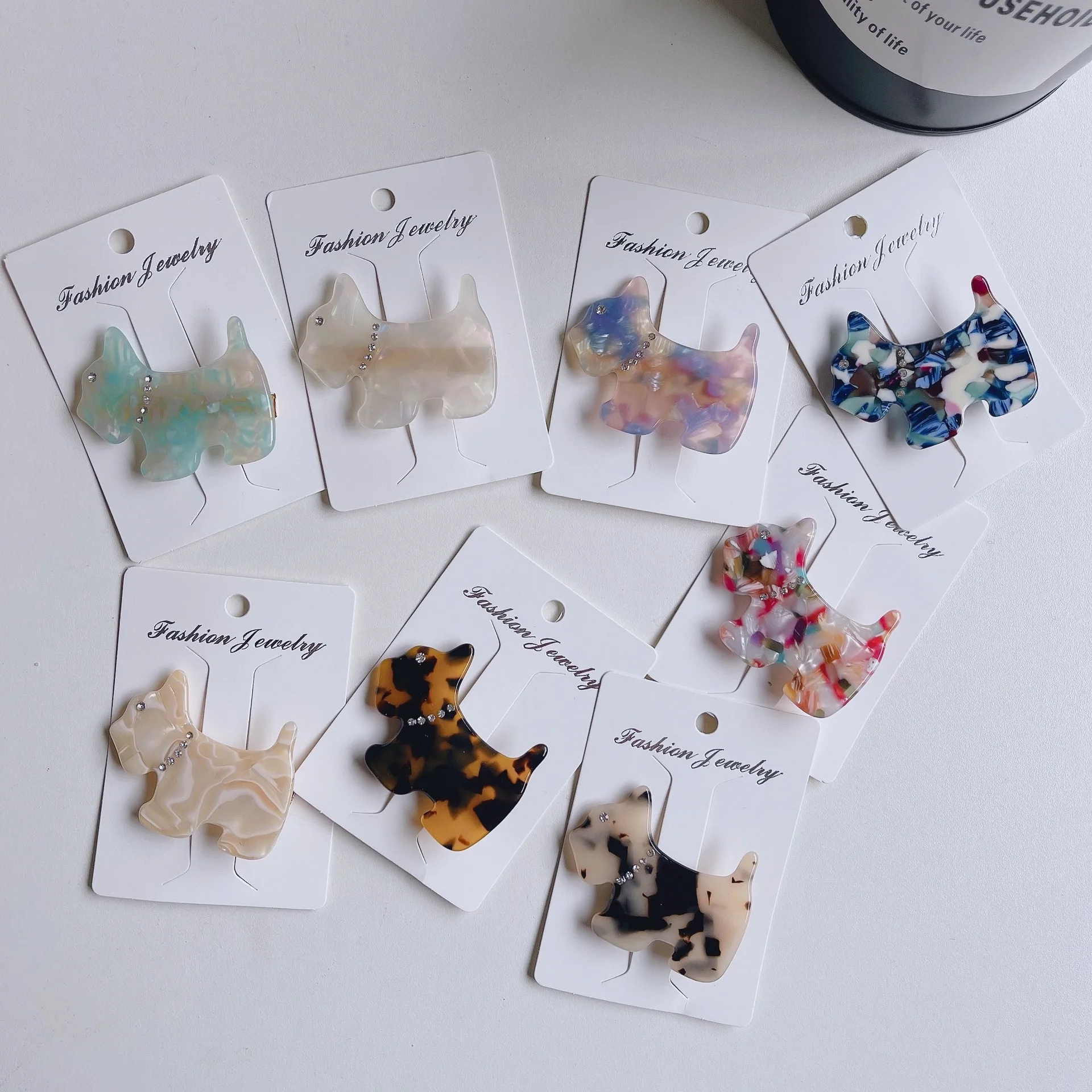 

Acetate Dog Duckbill Clip Hair Clip Multicolors Acrylic Hair pins Hair Accessories