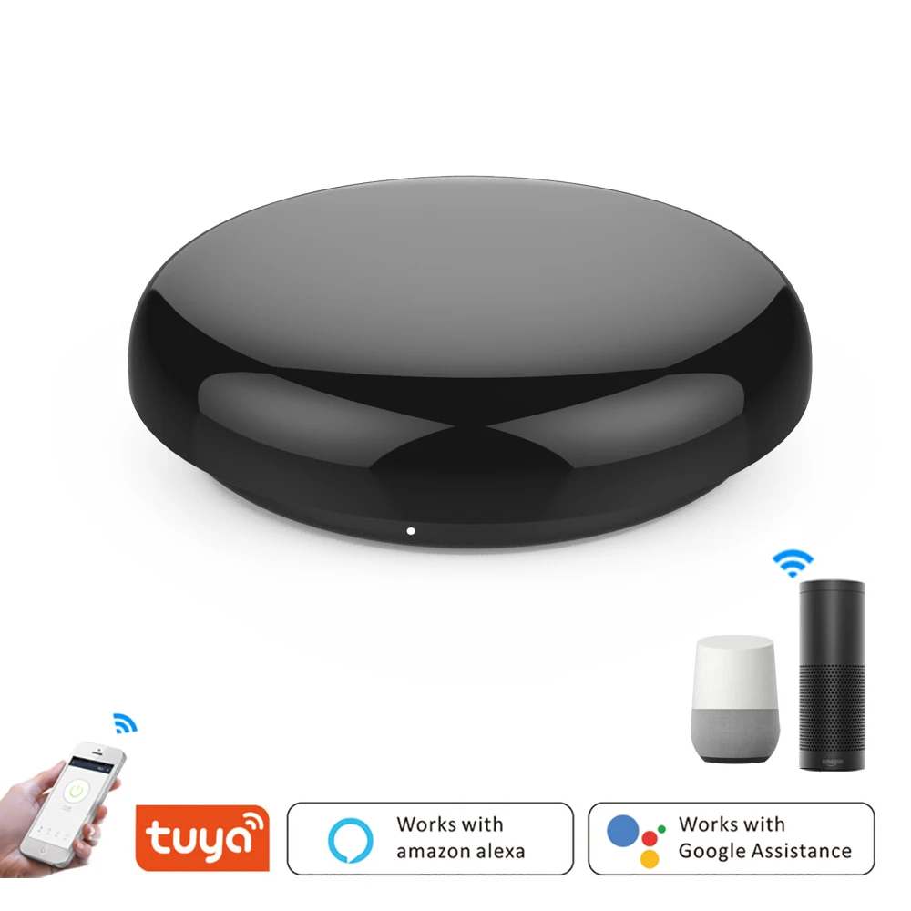 

Tuya WiFi IR Remote Controller,Smart Life APP Remote Control Smart Home Automation Work With Alexa Google Home