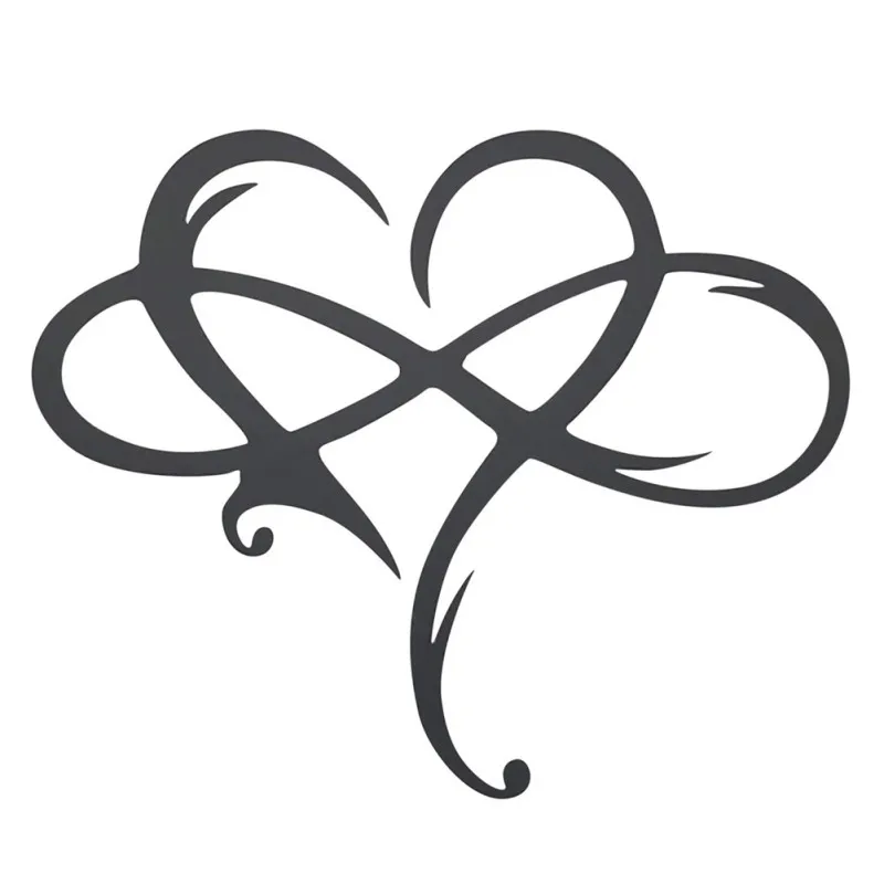 

Eternal Love Shape Wall Decoration Iron Living Room Bedroom Hanging Ornament Home Hotel Festival Use 67 N