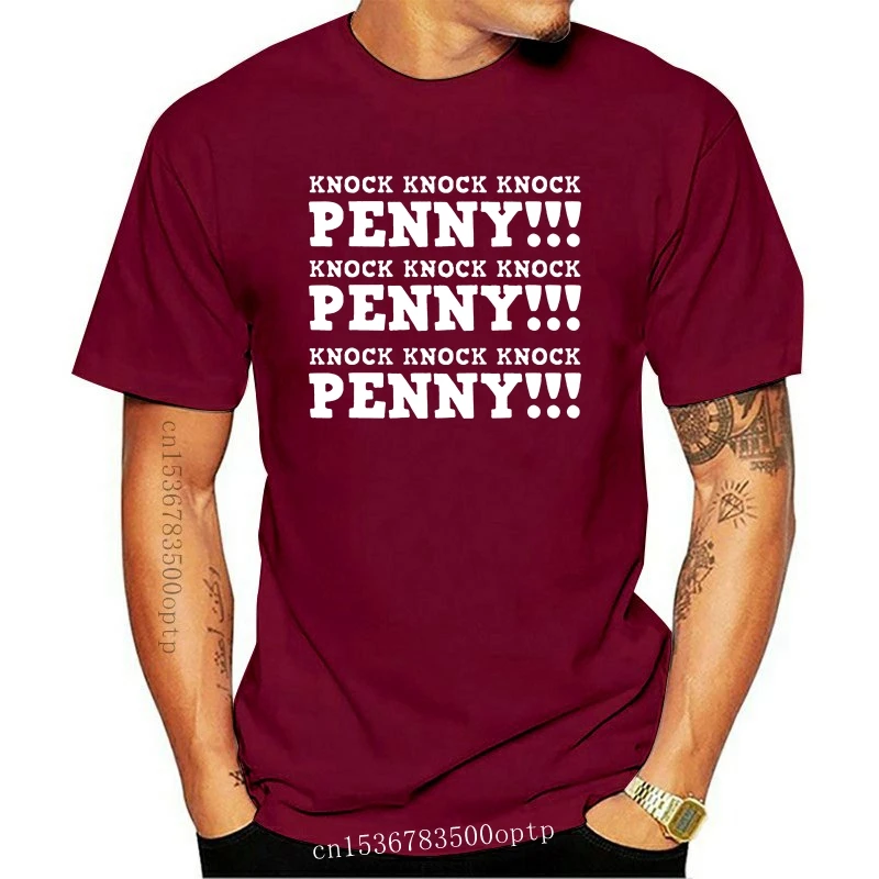 

TBBT T-shirt - Knock knock Penny (white)