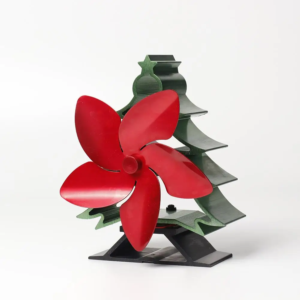 

Вентилятор для плиты на рождественскую елку, 5 лезвий, портативный, экологически чистый, энергосберегающий