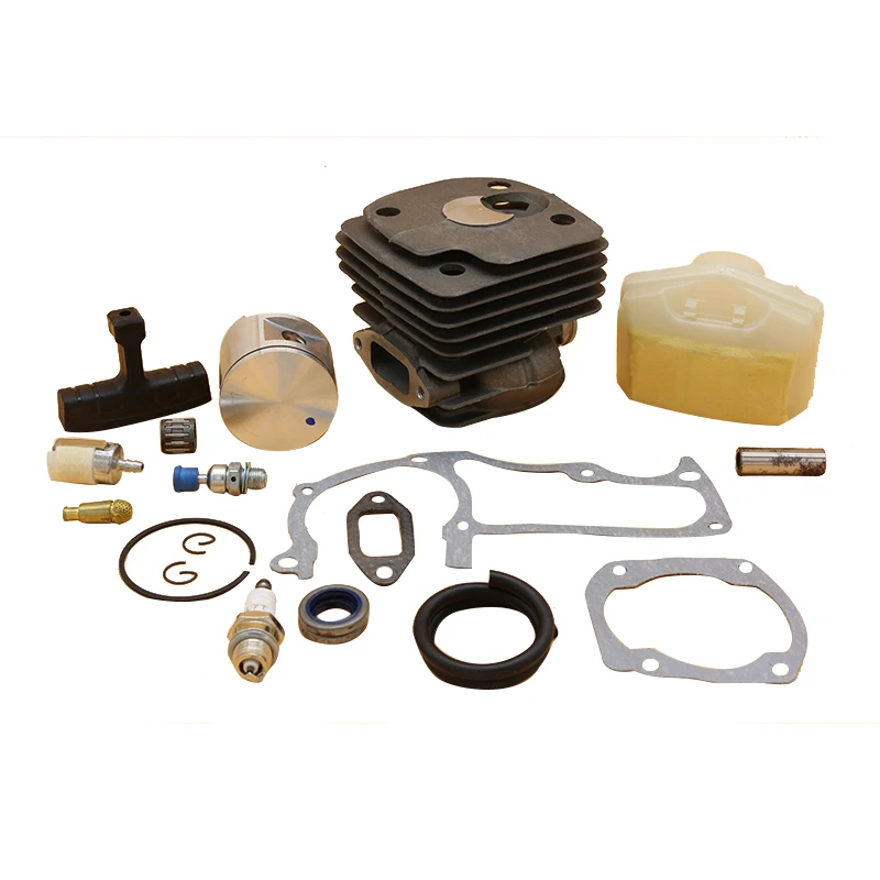 

48MM Cylinder Piston Assy Air Filter Fuel Hose Gasket Spark Plug Kit For HUSQVARNA 365 362 Garden Chainsaw Replacement Parts