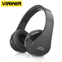 professional foldable bluetooth headphones casque hifi audio gaming headsets wireless big earphone with mic for phone computer