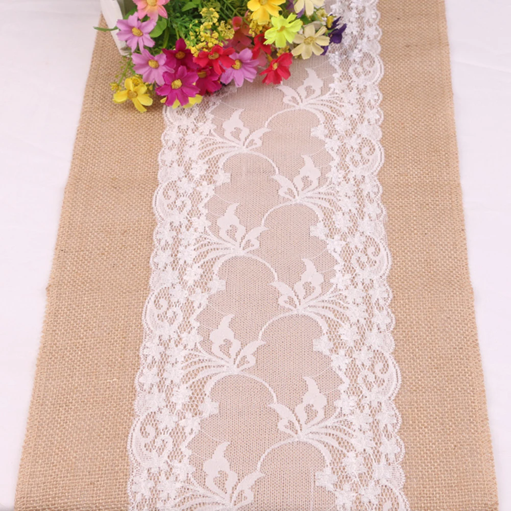 Lace Table Flag Princess Runner Beige TV Cover Cloth French Romantic Tablecloth Hotel Home Festival Decoration Decor | Дом и сад