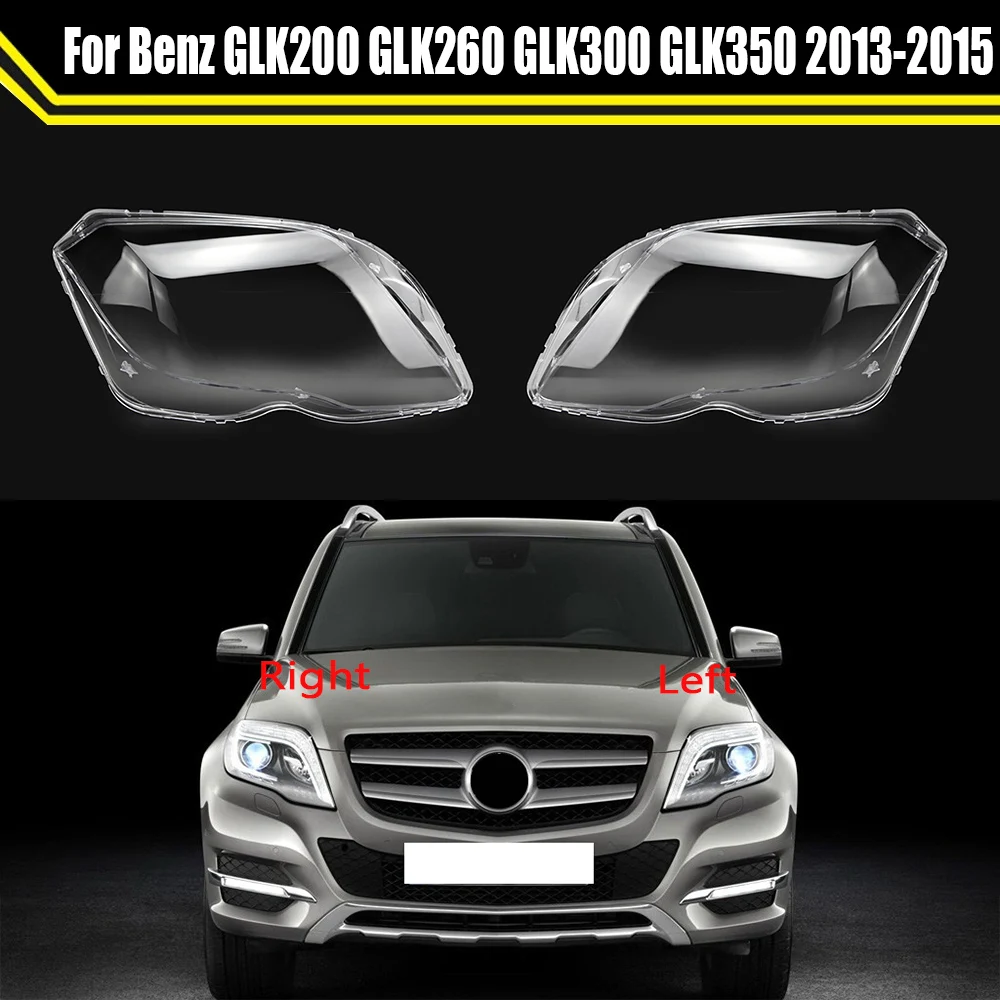 Car Front Glass Lens Headlamp Transparent Lampshade For Benz GLK GLK200 GLK260 GLK300 GLK350 2013 2014 2015 ​Headlight Cover