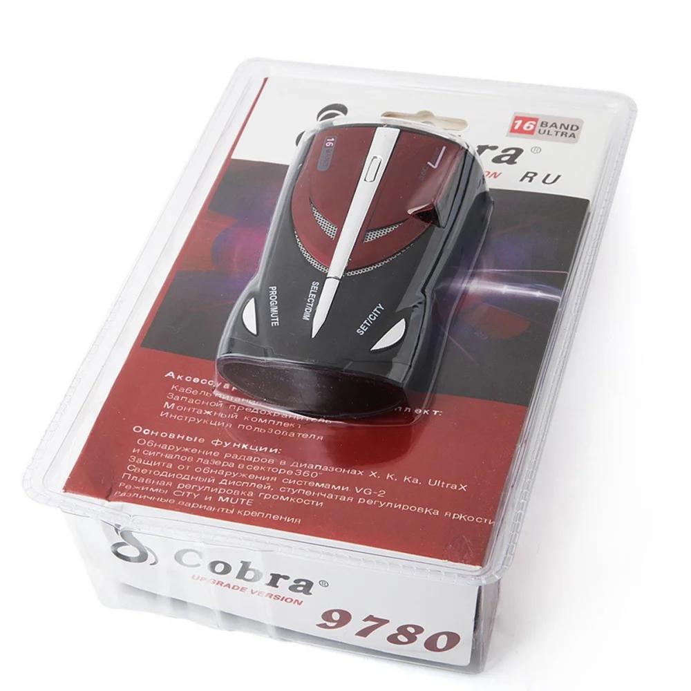

360 Degree 1.5" LCD Digital Detector Supporting English Russian Language