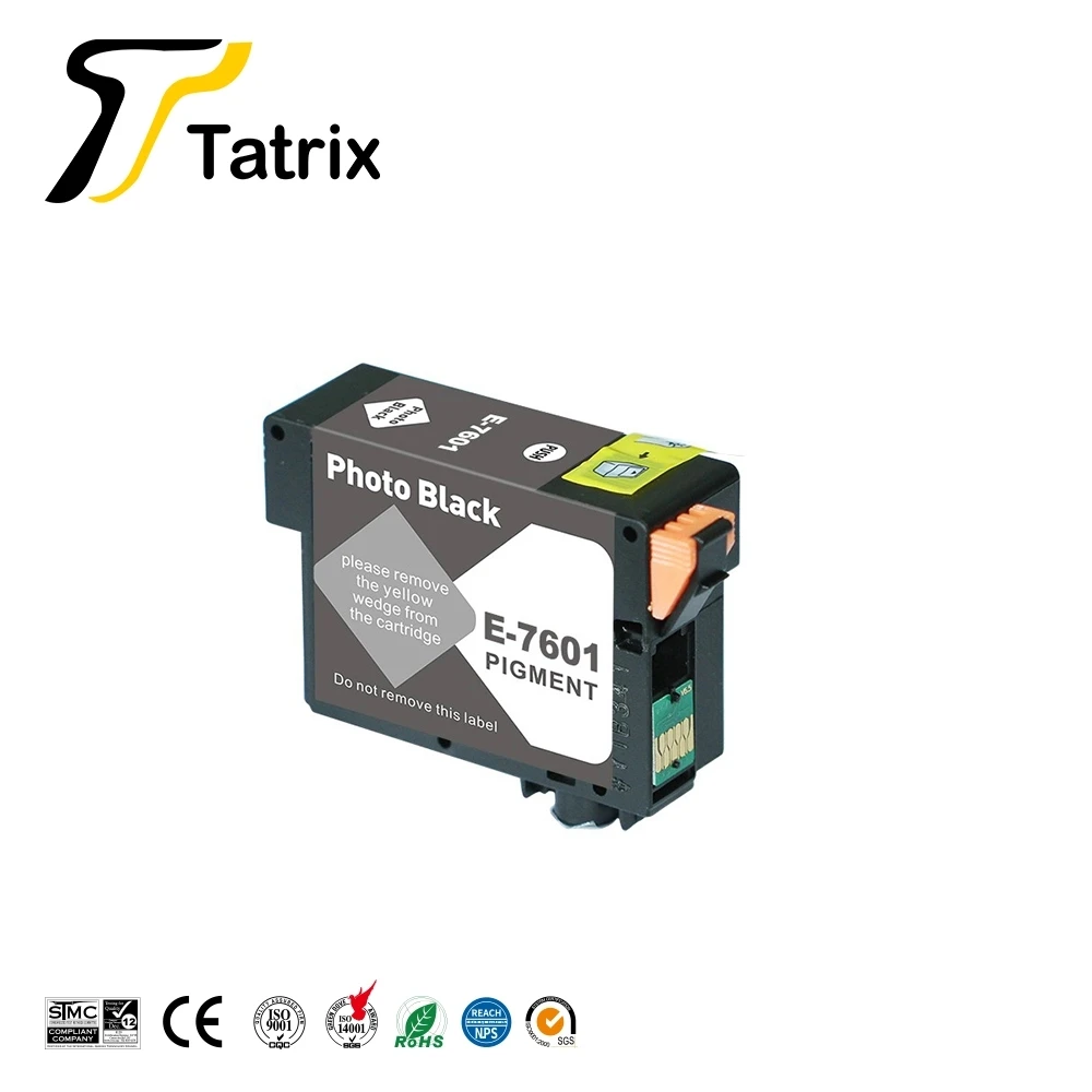 Совместимый чернильный картридж Tatrix для Epson T7601 T7602 T7603 T7604 T7605 T7606 T7607 T7608 T7609