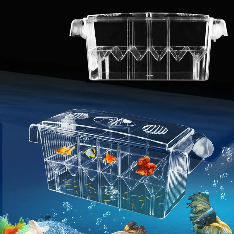 Аквариумный ящик для заводчиков многофункциональный двухслойный аквариум рыб
