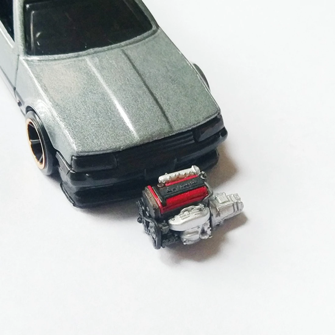 1: 64 DIY высокая точность авто моделирование двигателя сцены статическая модель двигателя
