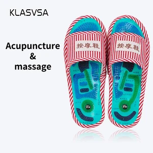 Массажные тапочки KLASVSA для рефлексотерапии ног, массаж, улучшает кровообращение, расслабляет Здоровье Уход на ногами обувь, облегчает боль