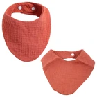 HUYU хлопковые марлевые детские нагрудники, регулируемые треугольные Слюнявчики для новорожденных, Слюнявчики, Детские бриллианты, тканевый шарф, подарок для будущей мамы