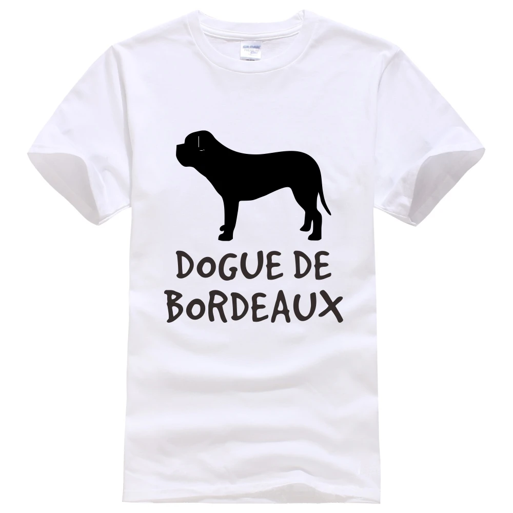 Dogue de Бордо футболка для любителей собак мужская женская стильная с коротким