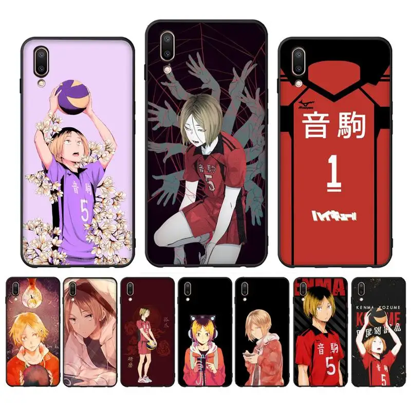 

Kozume Kenma Haikyuu Anime Phone Case Case For Oppo Reno Realme C3 6Pro Cover For vivo Y91C Y17 Y19 Funda Capa