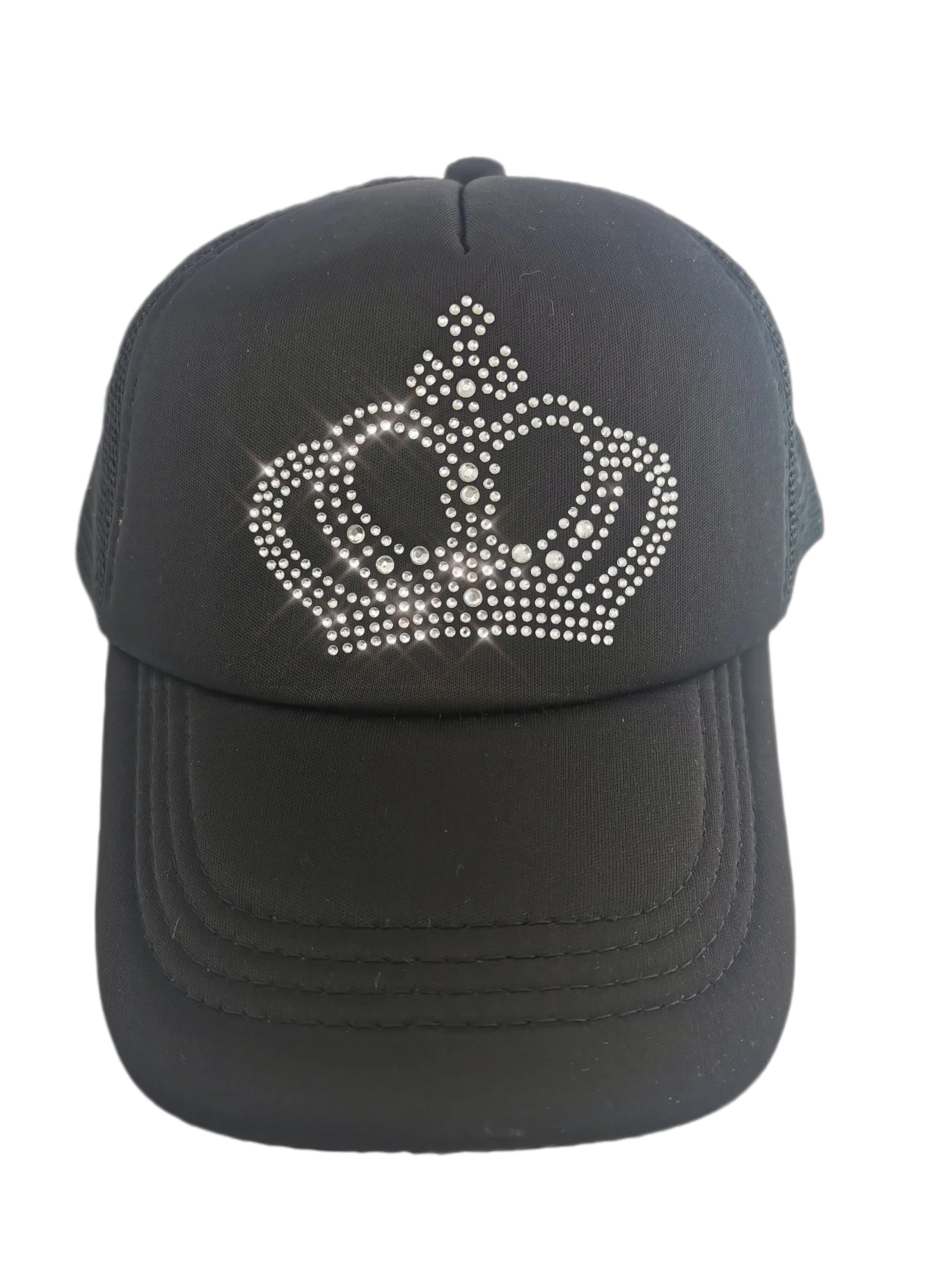 Бейсболка для девочек Кепка с вышивкой короной и бриллиантами аксессуары От 2 до 8