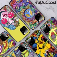 hippy hippie psychedelic artpeace phone case for iphone 11 pro 11 pro max x xs xr xs max 8plus 7 6splus 5s se 7plus se 2020 case