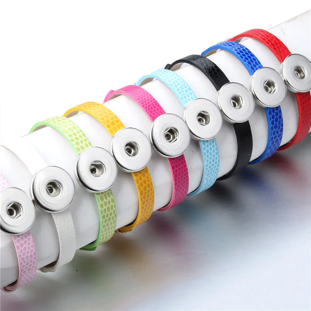 Браслет-змея из искусственной кожи 18 мм 10 шт./лот