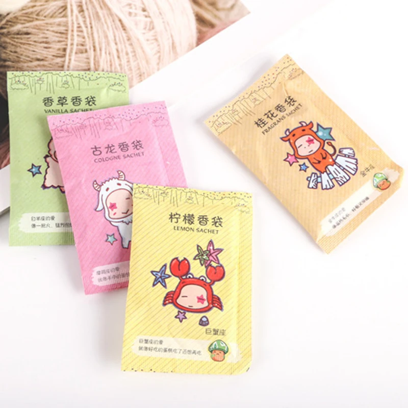 100Pcs Fragrances Natural Hanging Spices Wardrobe Aromatherapy Bag Air Fresheners Fragrant Flavor Cabinet Spice Pockets | Дом и сад