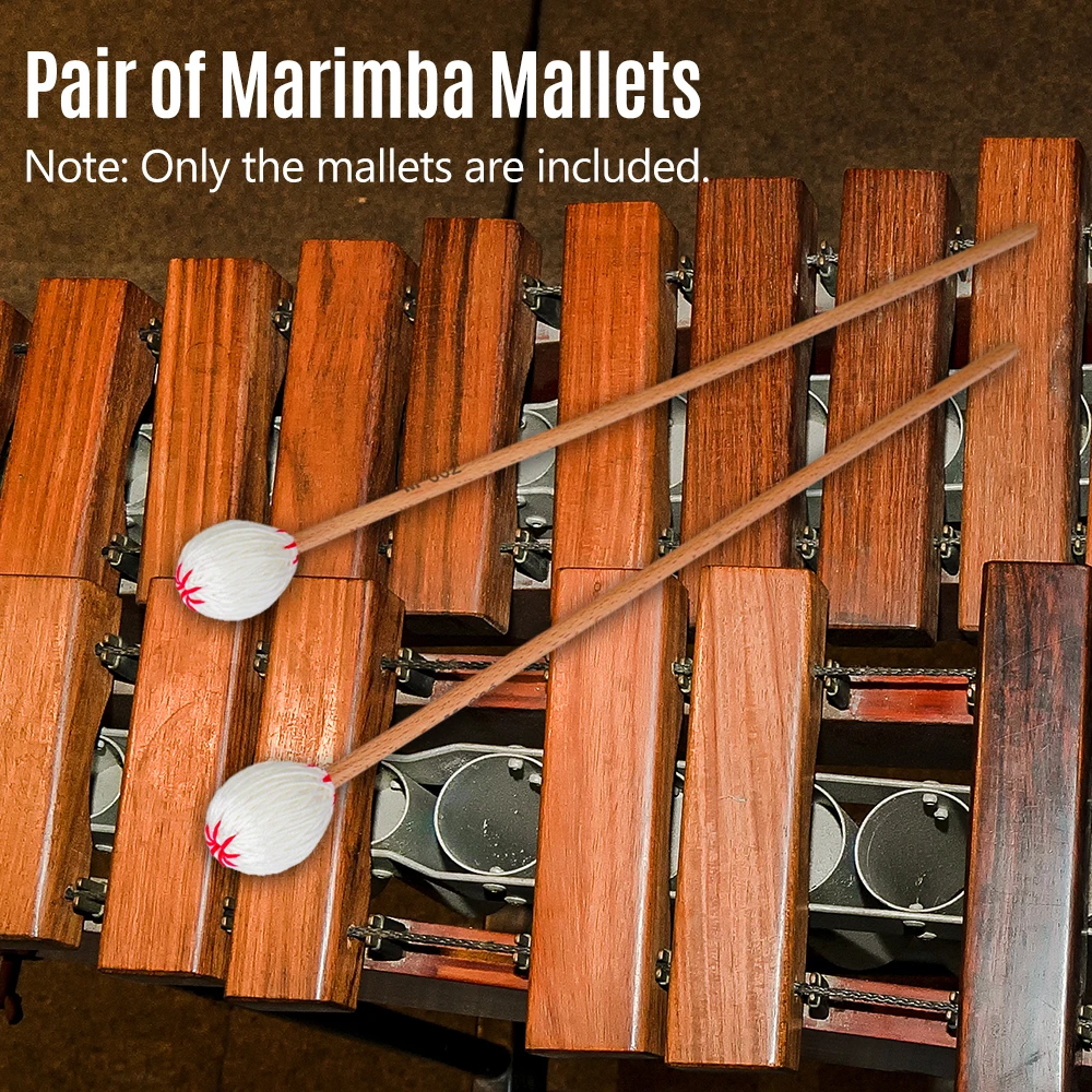 Ручка из букового дерева Marimba Mallets средне жесткая 1 пара|Детали и аксессуары| |