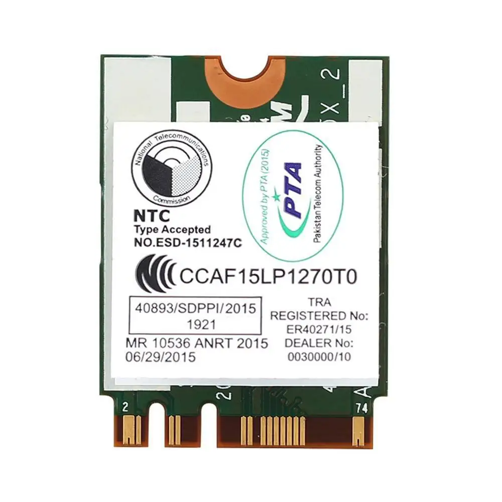 DW1820A BCM94350ZAE 802.11ac BT4.1 867 Мбит/с Wi Fi адаптер лучше DW1820 BCM94350 BCM94352Z кард M.2 NGFF