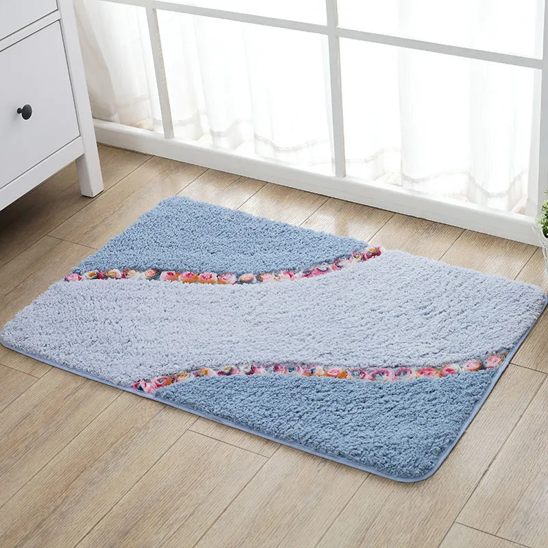 

Pastoral Style Kitchen Carpet Non-Slip Doormat Soft Rug For Bedroom Washroom Anti-slip Floor Carpet Shaggy Living Room Carpet