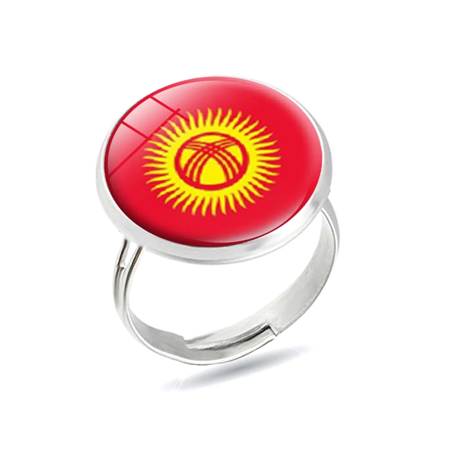 Национальные кольца с флагами Индия Пакистан Шри-Ланка Бутан непальский