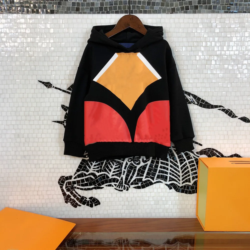 

Designer children's clothing 2021 early autumn hot new product boys fashion casual hooded sweater two-piece suit