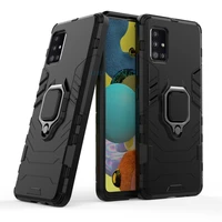 for samsung galaxy a70e a31 a21s ring mobile phone case car bracket anti fall protection cover