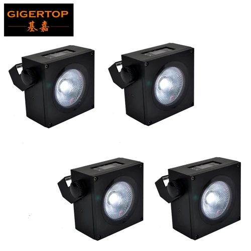 4 Gigertop 1x30 Вт точечный луч эффект батареи беспроводные Уличные светодиодные DMX стандартные Свет профессиональное сценическое освещение 25 градусов объектив 5/9 каналов - Цвет: 4