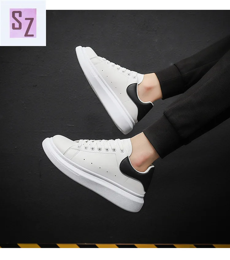 

2021 White Shoes Men Casual Shoes Male Sneakers Cool Street platform Men Shoes Man Footwear casual shoes Breathable