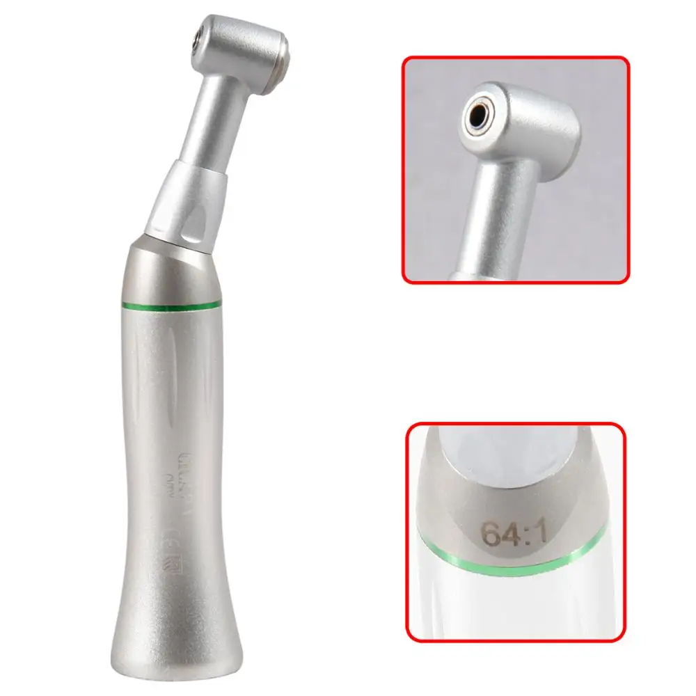 

Dental Slow Speed Handpiece Implant Reduction Rato 4:1/10:1/16:1/20:1/64:1 Endodontic Contra Angle