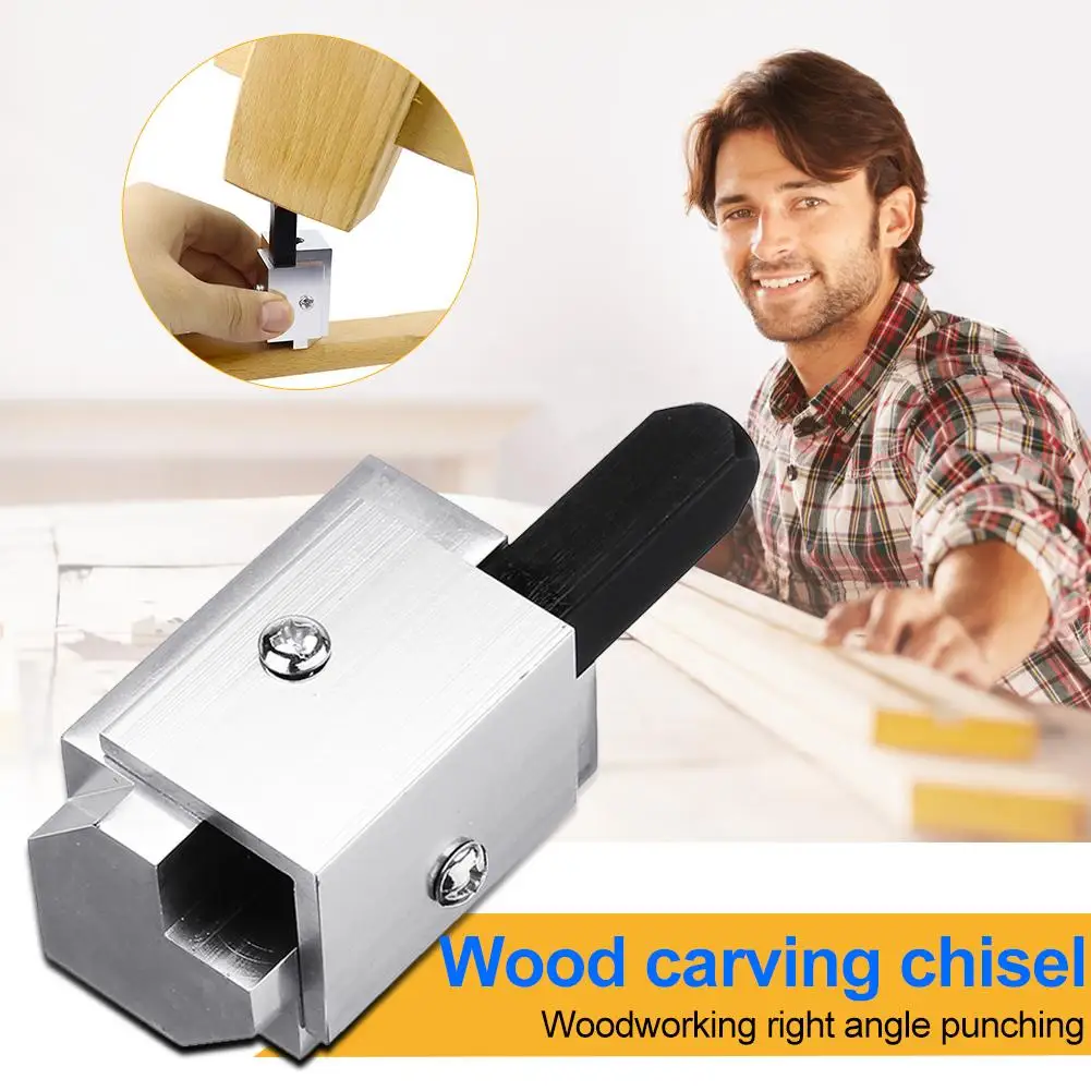 

Quick Cutting Corner Chisel Cutting Smoothly High Hardness Automatic Alignment Wood Chisel for Square Hinge Recesses Mortising