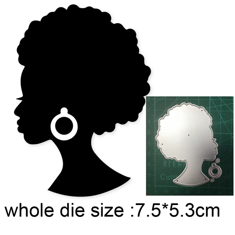 Craft dies Metal cutting cut die mold African women decoration Scrapbook paper crafts knife mould blade punch stencils | Дом и сад