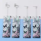 Женскиемужские акриловые серьги с лезвием-бабочкой из японского аниме косплея демона убийцы лезвия Бабочки модные серьги