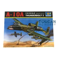 132 02214 trumpeter a 10a thunderbolt attack airplane static fighter jet model kits to build for adults toys th09094 smt6