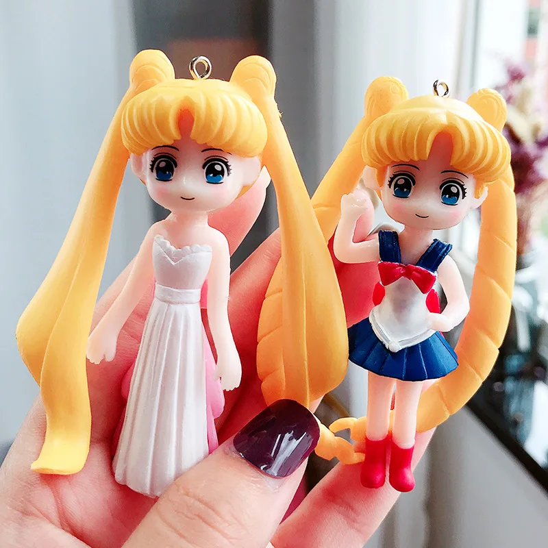 Креативный мультфильм Сейлор Мун девушка сердце брелок леди сумка очарование