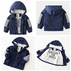 От 1 до 7 лет Одежда для мальчиков, куртки, пальто, весенне-осенние куртки, детская одежда с принтом, ветрозащитная ветровка с капюшоном для маленьких мальчиков