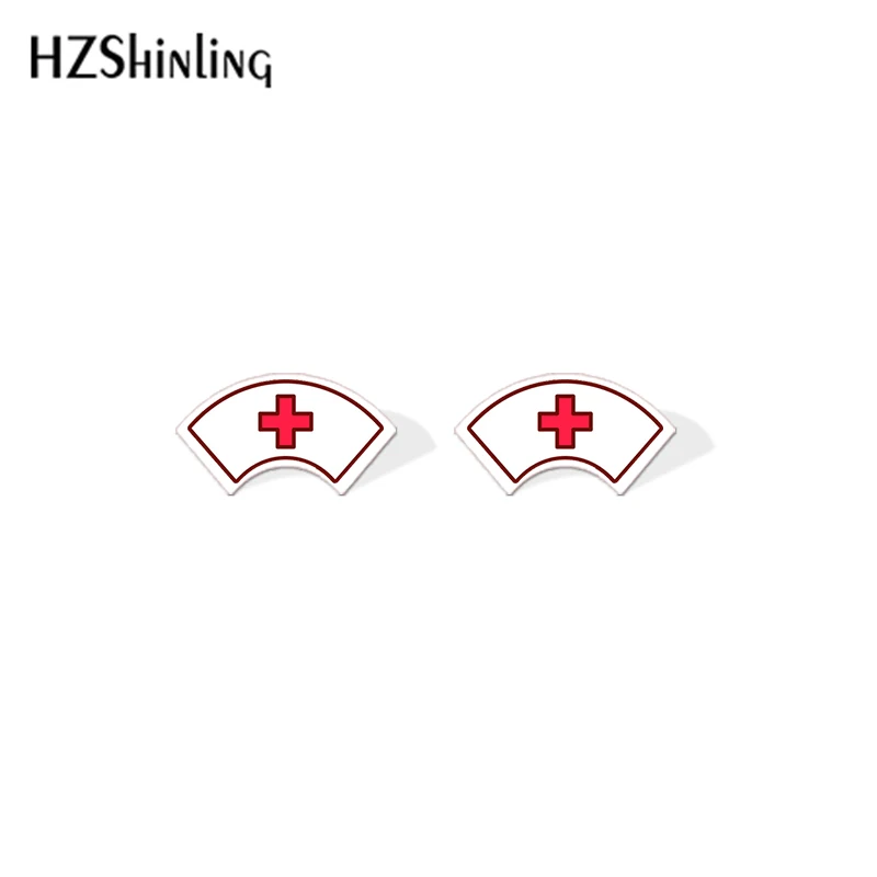 2019 новая коробка для лекарств акриловые серьги доктор Серьги с символом