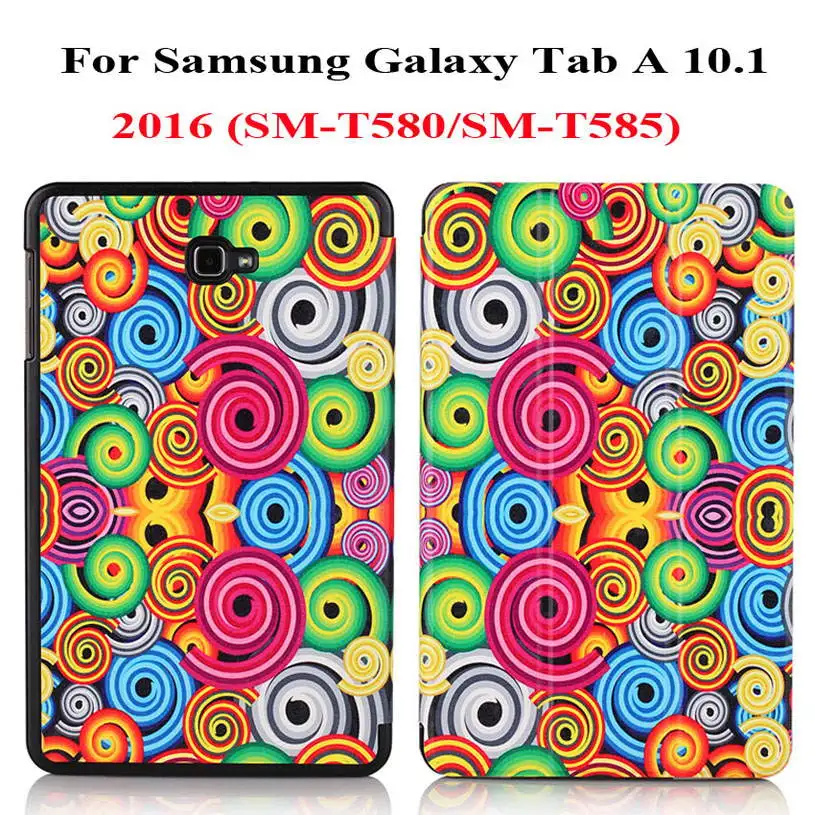 2016 QCXL Ультратонкий чехол для samsung Tab A 10,1 T580 T585 T510 T515 чехол для планшета для samsung Galaxy Tab A 10,1 чехол - Цвет: 2016 QCXL