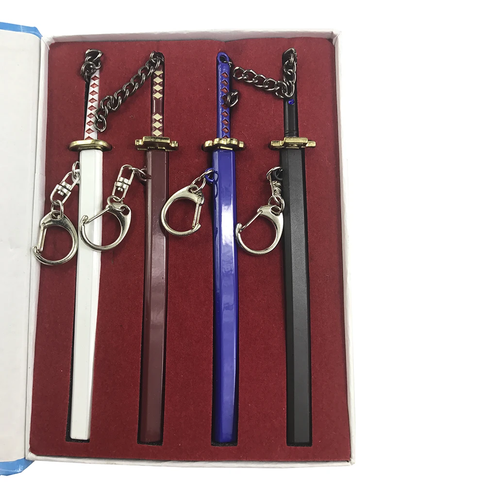 ELBCOS One Piece Roronoa Zoro Sword Sandai Kitetsu Wado Ichimonji Yubashiri Shusui Boxed Model Toy 4 Pcs/Set | Игрушки и хобби