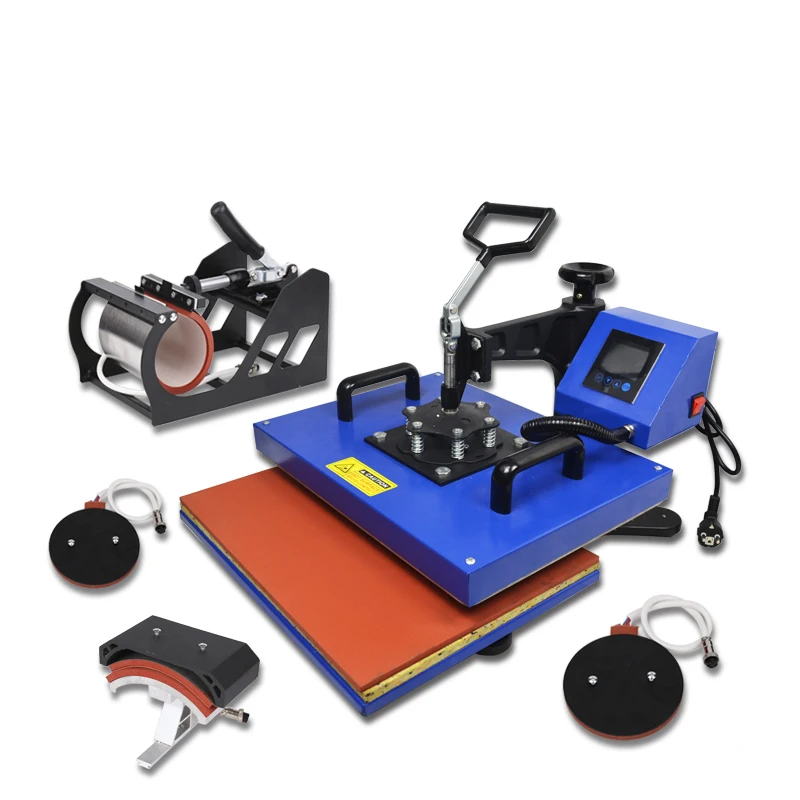 Машина для сублимации термопечати 5 в 1 новый дизайн 33*45 см термопресс футболок