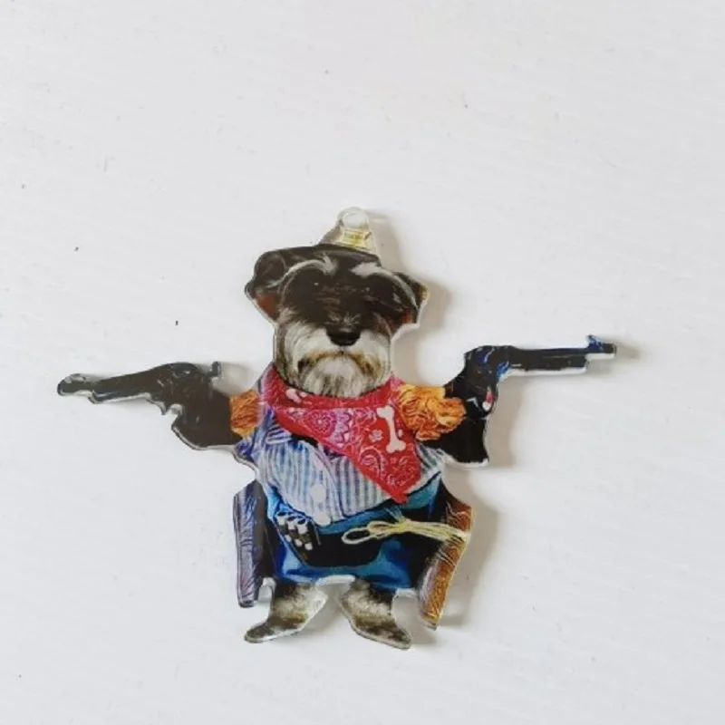 1PC 32Styles Dog Hanging Ornament Cute Funny Cartoon Pendant Key Chain Animal Car Rear View Mirror Backpack Accessories - купить по