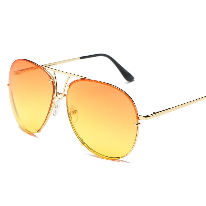 Солнечные очки в круглой оправе UV400 женские винтажные Роскошные брендовые