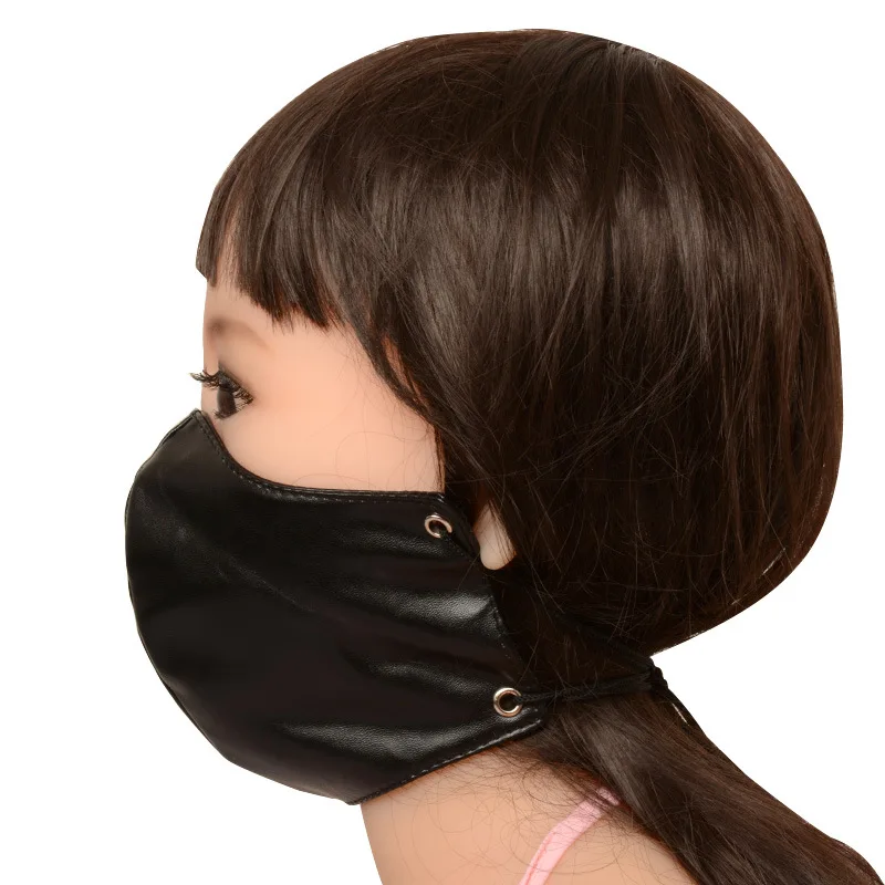 Фетиш бондаж маска кожаные эротические игрушки секс игры капот ремни фиксаторы Sm