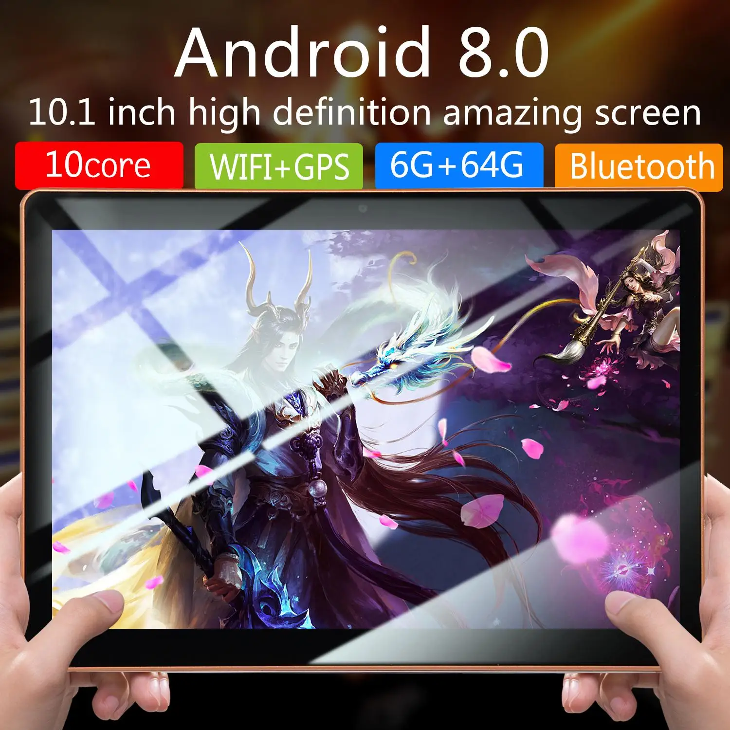 

Планшет с 10-дюймовым дисплеем, ОЗУ 8 Гб, ПЗУ 10,0 ГБ, Android 128