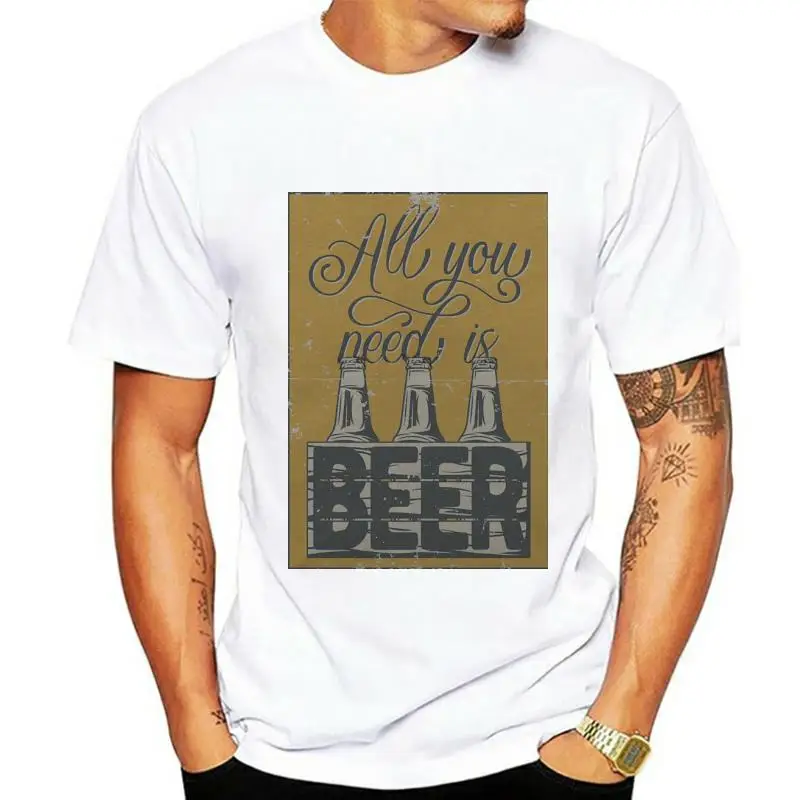 

Mens All You Need Is Beer Classic T-Shirt men t shirt