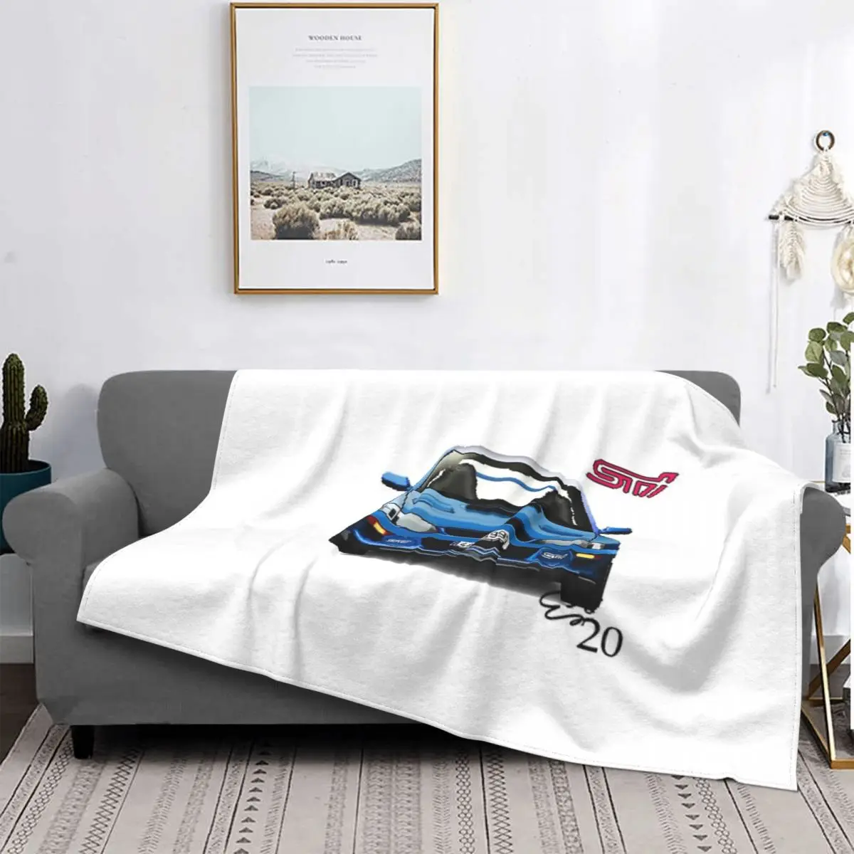 

Одеяло Subaru Impreza Wrx Sti 22B '99, покрывало для кровати, плед в клетку, аниме плед, Флисовое одеяло, одеяло для кровати