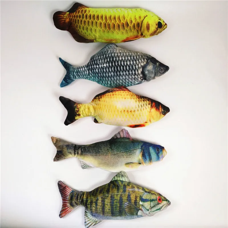 Электронная игрушка для кошек 3D Рыба электрическая USB зарядка имитация рыбы