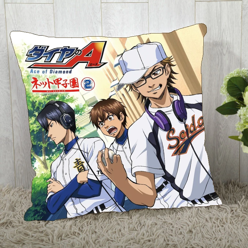 

Diamond no Ace Sawamura Eijun team Anime Pillow Case Cushion Cover 40x40cm