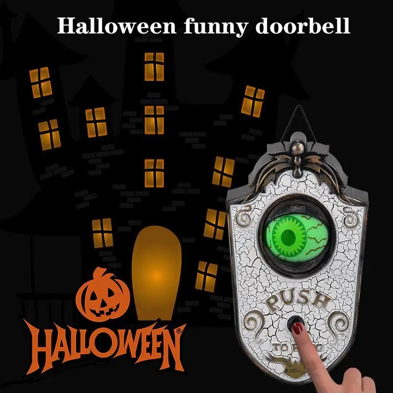 

Одноглазный дверной звонок на Хэллоуин, страшный голос, дом с привидениями, спасательный дом, бар, страшные вращающиеся глаза, семейный дом ...