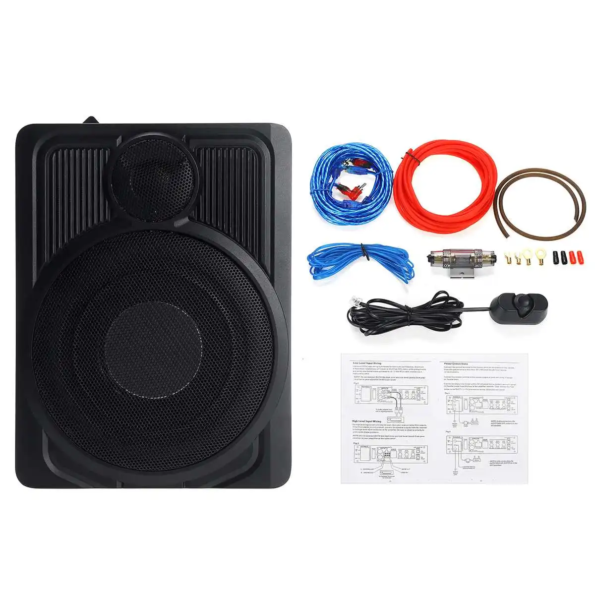 

600W Car HIFI Subwoofer Bass Speaker Amplifier 10inch Audio Processor Aluminum Alloy Auto Vehicle Power Stereo Amp Music Player